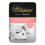 MIAMOR Ragout Royal peşte ton şi pui &icirc;n sos 100 g