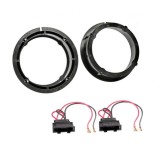 Kit audio VW, Seat, inele adaptoare 165mm, mufe conectica
