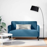 vidaXL Canapea lovesea albastru 109 cm catifea 4100586