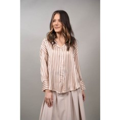 CAMASA SATINATA IN DUNGI NEBULANTEZZA TALIE UNICA Maro