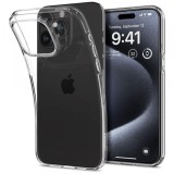 Husa pentru Apple iPhone 15 Pro Max, Spigen, Liquid Crystal, Transparenta