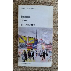 DESPRE GUST SI CULOARE-ROGER AVERMAETE