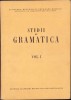HST C1019 Studii de gramatică volumul I 1956