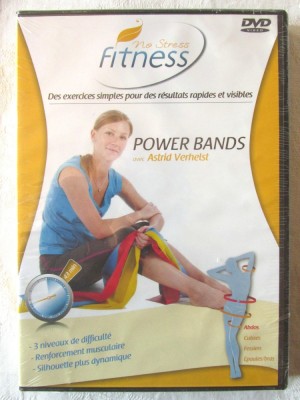 FITNESS. Des exercices simples pour des resultats rapides visibles. POWER BANDS /Exercitii cu BANDA ELASTICA. DVD nou, in tipla foto