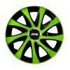 Set 4 capace roti extra drift green R13 pentru gama auto Jeep, Autohelix MSA