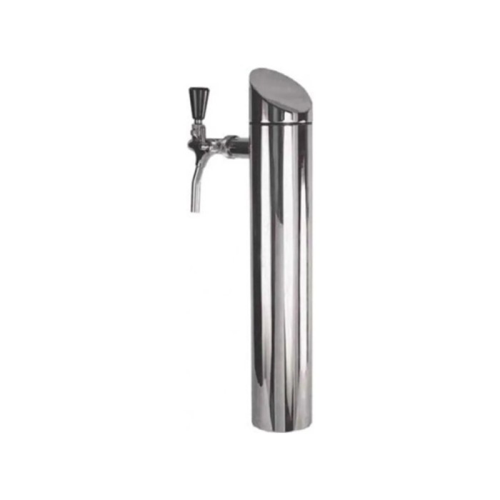 Schanks&auml;ule, Bierzapfs&auml;ule - Modell Tower, poliert, 1-leitig
