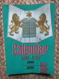 CALENDAR LUAH 5760 ( 1999- 2000 )