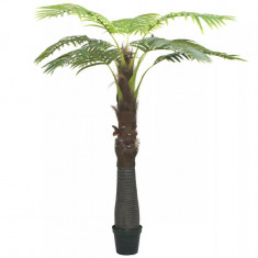 Palmier artificial cu ghiveci 250 cm Verde foto