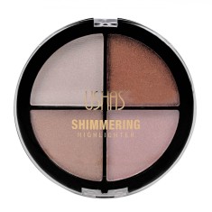 Paletă Iluminator Ushas Shimmering, Multicolor, Capacitate 18.4g