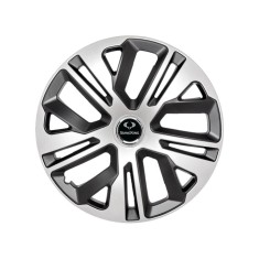 Set 4 Capace Roti, model 15 Inchi (R15) Raven Gri-Negru, Compatibile Cu SsangYong
