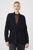 Medicine cardigan culoarea negru, călduros