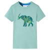 Tricou pentru copii, kaki deschis, 104, vidaXL