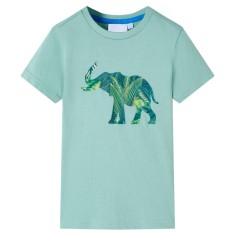 Tricou pentru copii, kaki deschis, 104