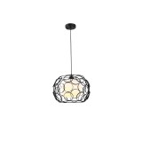 Pendul Modus Negru+Alb 1xE27 40W, Erste