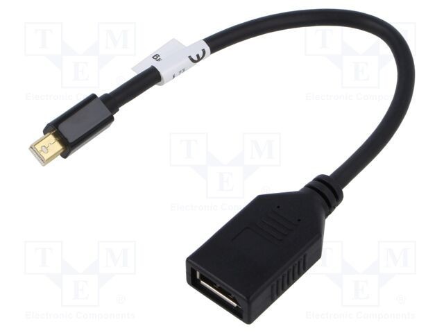 Adaptor DisplayPort 1.1a 0,1m LANBERG - Compatibil 1080p, FullHD