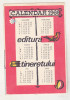 Bnk cld Calendar de buzunar 1968 Editura Tineretului