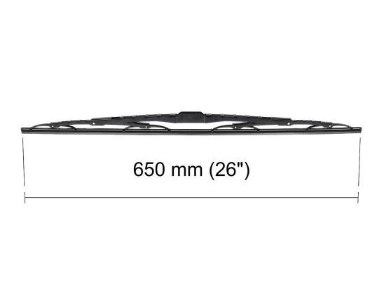 Lamela stergator 650mm/25in Chrysler, Citroen, Dodge, Fiat, Ford, Honda, Hyundai, Infiniti, Jeep, Kia, Lancia, Lexus, Mazda, Mercedes, Nissan, Opel,