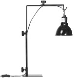 PawHut Suport de lampă termică pentru reptile &icirc;nălțime și lățime reglabile pentru amfibieni bază din oțel 32 x 9 x 67 cm negru | Aosom Romania
