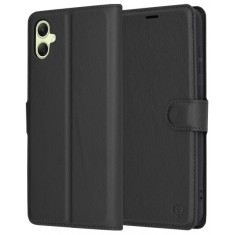 Husa pentru Samsung Galaxy A05 A055, Techsuit, Leather Folio, Neagra