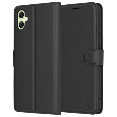 Husa pentru Samsung Galaxy A05 A055, Techsuit, Leather Folio, Neagra foto
