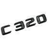 Emblema C 320 Negru, pentru spate portbagaj Mercedes, Mercedes-benz
