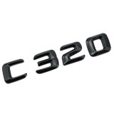 Emblema C 320 Negru, pentru spate portbagaj Mercedes, Mercedes-benz