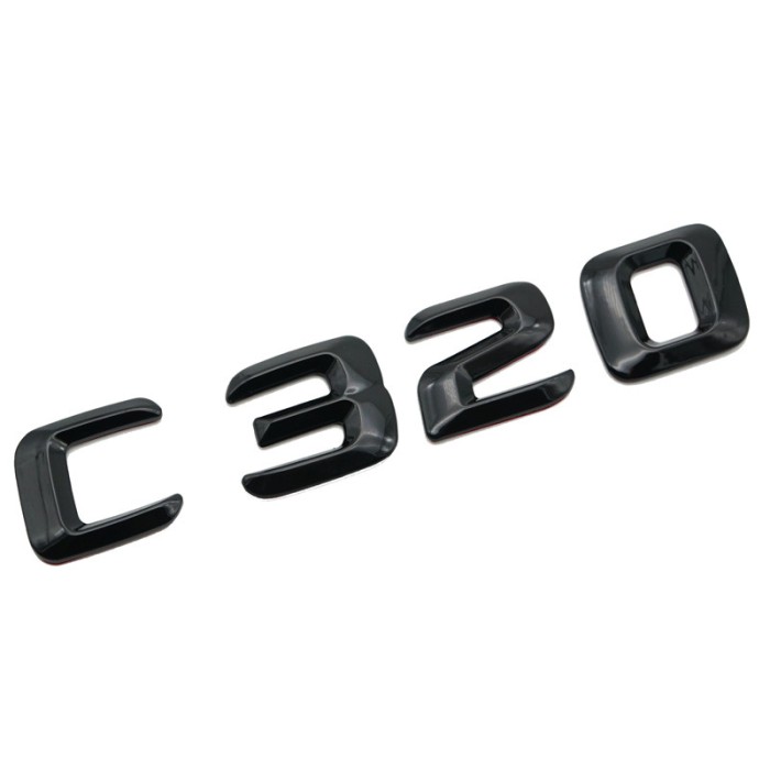 Emblema C 320 Negru, pentru spate portbagaj Mercedes