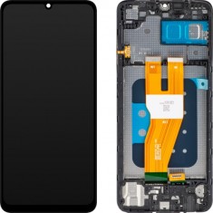 Display cu Touchscreen MP compatibil cu Samsung Galaxy A05 A055, cu Rama, Negru foto