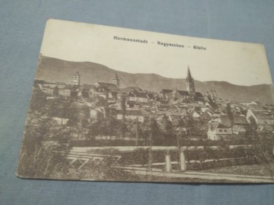 CARTE POSTALA MILITARA SIBIU 1916 CIRCULATA foto