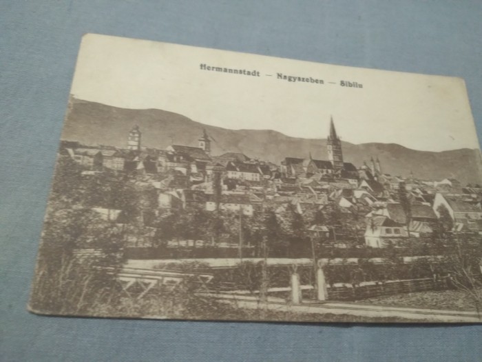 CARTE POSTALA MILITARA SIBIU 1916 CIRCULATA