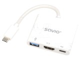 Adaptor USB 3.0 Power Delivery Alb 5Gbps