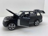 Macheta metal replica Range Rover negru cu lumini si sunet