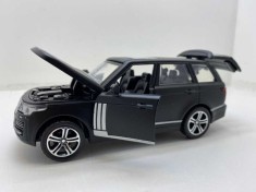 Macheta metal replica Range Rover negru cu lumini si sunet