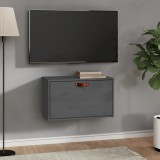 VidaXL Dulap de perete, gri, 60x30x35 cm, lemn masiv de pin