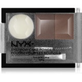 NYX Professional Makeup Eyebrow Cake Powder set pentru aranjarea spr&acirc;ncenelor
