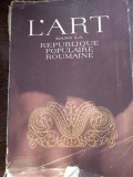 L&#039;art dans la Republique Populaire Roumaine 1954