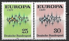 B1561 - Germania RF 1972 - Europa-cept 2v.neuzat,perfecta stare