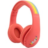 Cumpara ieftin Casti Audio Copii GoGEN Decek Bluetooth 5.2, Volum Limitat, Rosu, Pliabile, Microfon, Autonomie 45h