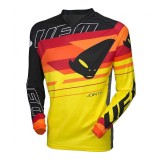 MBS Tricou motocross/enduro Ufo Plast Joints, galben/negru/rosu, M, Cod Produs: MG04447KM