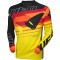 MBS Tricou motocross/enduro Ufo Plast Joints, galben/negru/rosu, L, Cod Produs: MG04447KL