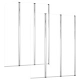 Cumpara ieftin Paravane de baie 2 buc. 104x130cm sticla securizata transparent