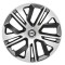 Set 4 capace roti 16`` Raven Gri-Negru, Compatibile cu Fiat