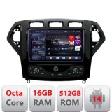 Navigatie Ford Mondeo 2007-2010 Android radio gps internet 8 core QLED 2K 16+512 360 Edotec CarStore Technology