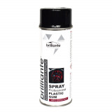 Cumpara ieftin Spray Vopsea Cauciucata Brilliante, Negru, 400ml