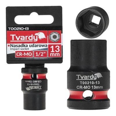 Cheie tubulara de impact cu 6 puncte, 1 / 2&amp;quot; 13 mm, Tvardy T00210-13 foto