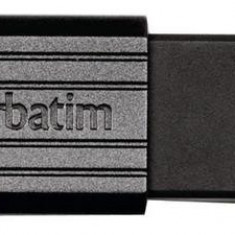 Stick USB Verbatim Pinstripe, USB 2.0, 128GB (Negru)