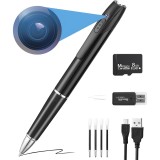 Pix Spion cu Camera Video si Microfon, Full HD 1080P, 30fps, Card MicroSD 8GB Inclus, Baterie 150 Minute, Inregistrare Audio-Video, USB Reincarcabil,