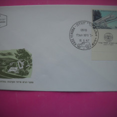 HOPCT PLIC S FDC 1898 AVION/AVIATIE-ZIUA AVIATORILOR 1967 ISRAEL