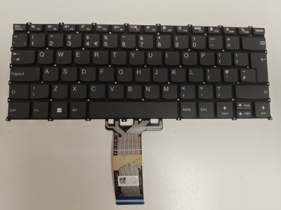 Tastatura Laptop, Lenovo, IdeaPad 1 14ALC7 Type 82R3, gri, layout UK foto