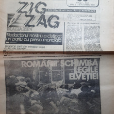 ziarul zig zag 2-8 octombrie 1990-art eugen barbu